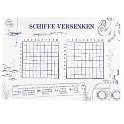 Block "Schiffe versenken"- bow & hummingbird