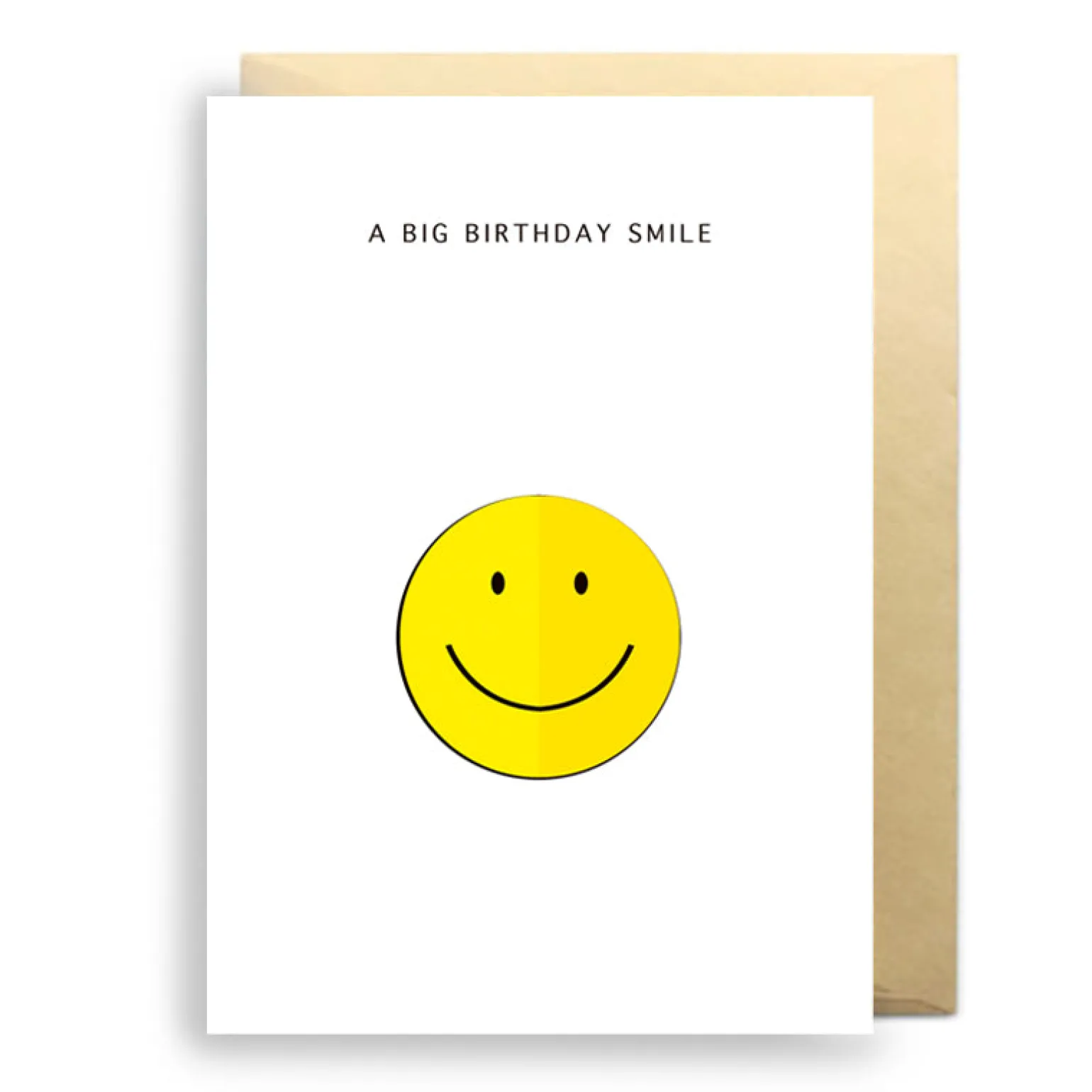 3D KLAPPKARTE Big Birthday Smile - not the girl who misses much