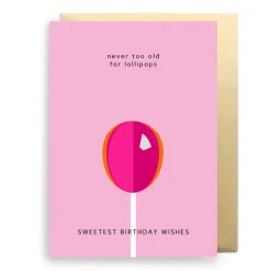 3D KLAPPKARTE "Birthday Lollipop" - not the girl who misses much