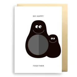 3D KLAPPKARTE "Happy Together" - not the girl who misses much