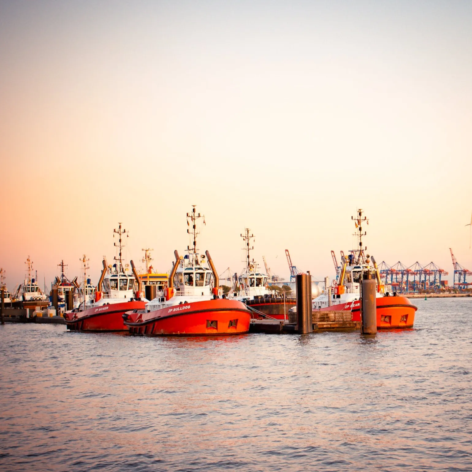 Foto "Hafenrot" HH-205 10x10 - Kila