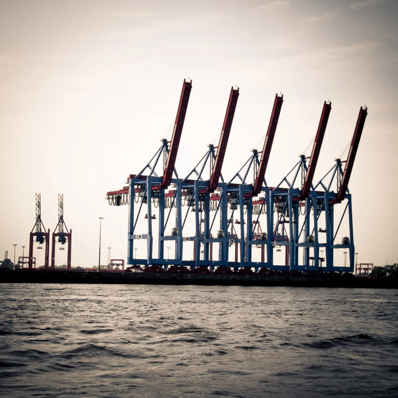 Foto "Hamburg 5 Kräne" HH-127 10x10 - Kila