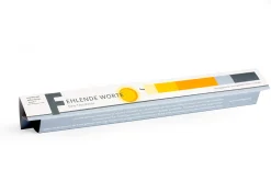 Grußkerze "Fehlende Worte" - not the girl who misses much