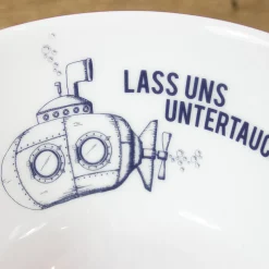 Porzellanschale "Untertauchen" - bow & hummingbird