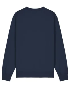 Sweatshirt "Moin" Blau/Weiss