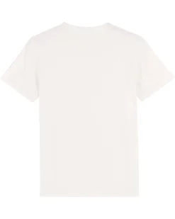 T-Shirt "Moin" Off White/Neonorange